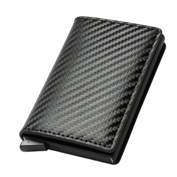 RFID Protection Minimalist Pop-Up Wallet - Carbon Fibre - Set Of 2
