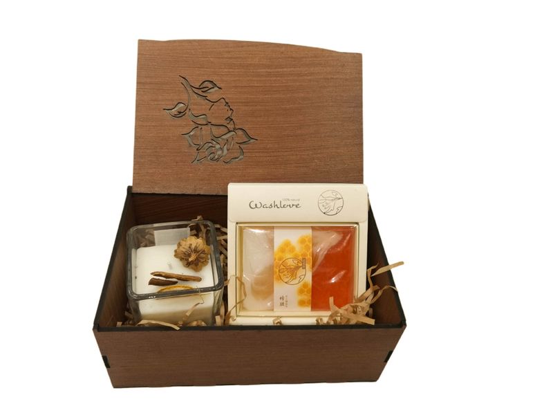 Scented Candle and Soap Gift Set