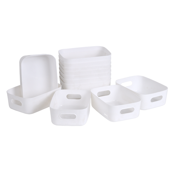 MIkaco Home Desktop Organizer Storage Box 12pcs set