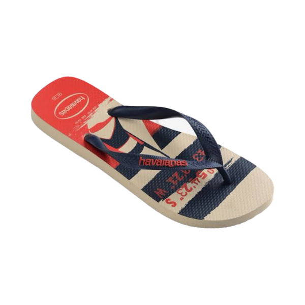 Havaianas Men Flip-Flop Top Nautical Beige.