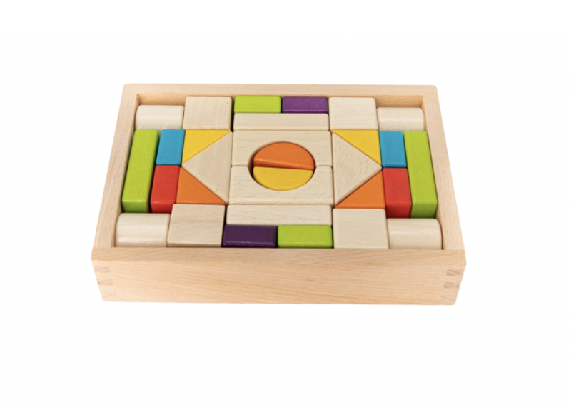 Wooden Blocks Educational Toy - 30 Piece