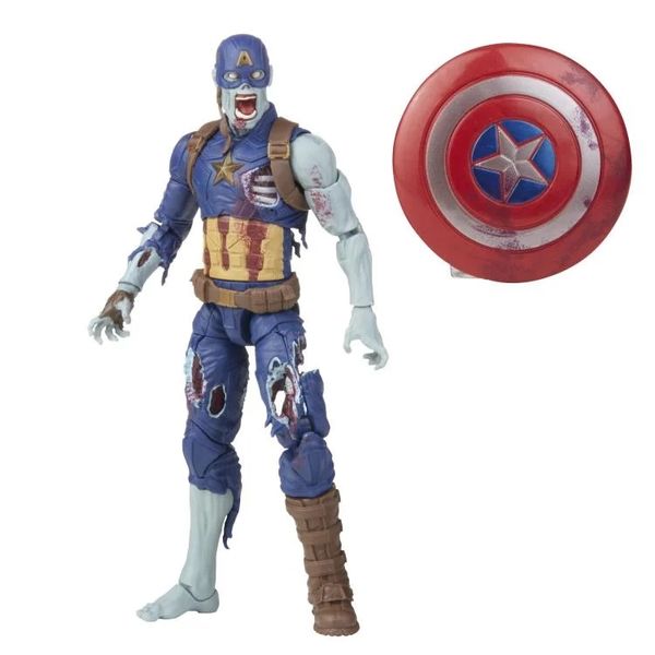 Marvel Disney Plus Legends 6IN Zombie Captain America Figure