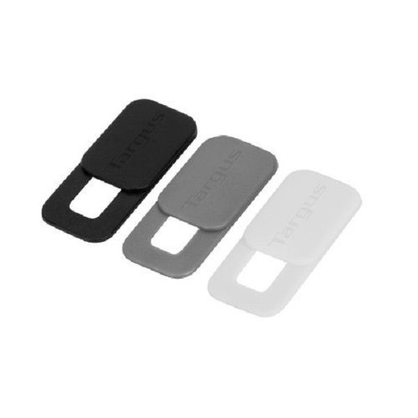 Targus Spy Guard Webcam Covers 3 Pack - White, Grey, Black