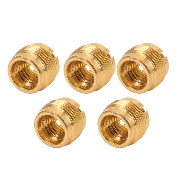 5x Thread Adapters - Gold 3/8"-5/8