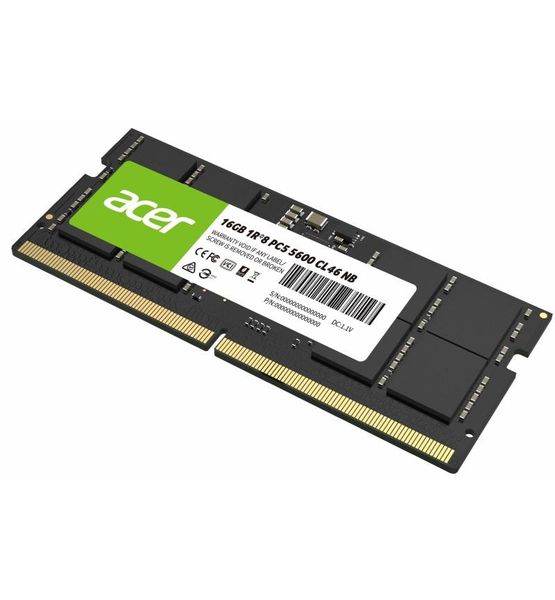 Acer 16GB DDR5 5600MHz SO-DIMM Laptop RAM - High-Speed Memory for Notebooks