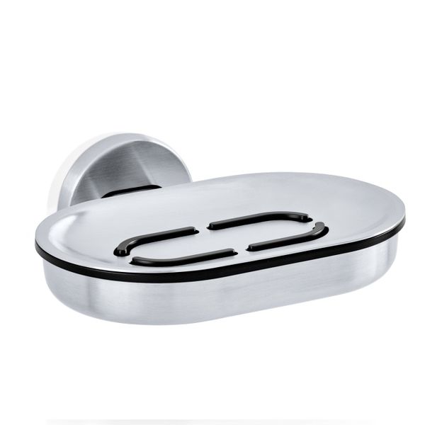blomus Wall-Mounted Soap Dish Matt Stainless-Steel AREO