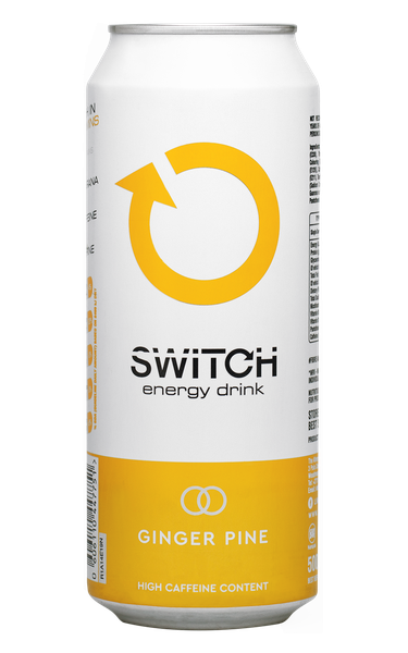 Switch Energy Drink - Ginger Pine (24 x 500ml)