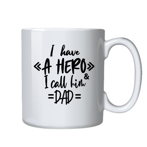 Hero Dad Father's Day Birthday Christmas Gift Cup Mug 501