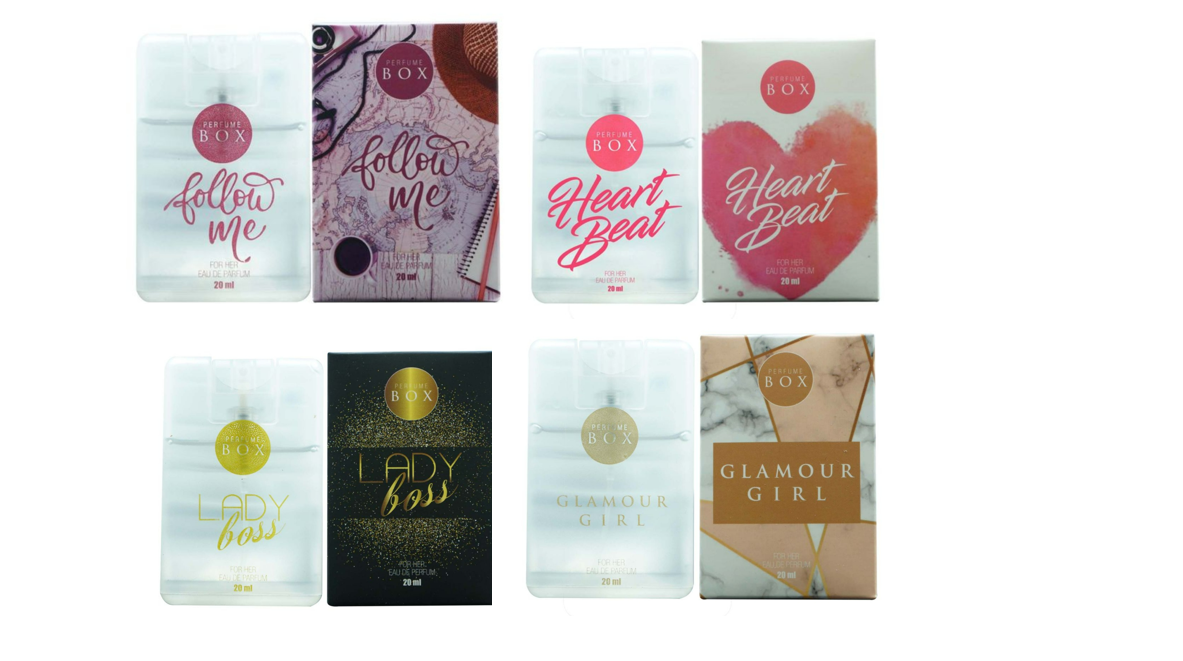 Perfume Box - Pack of 4 Perfumes For Her Pocket Size | Shop Today. Get ...