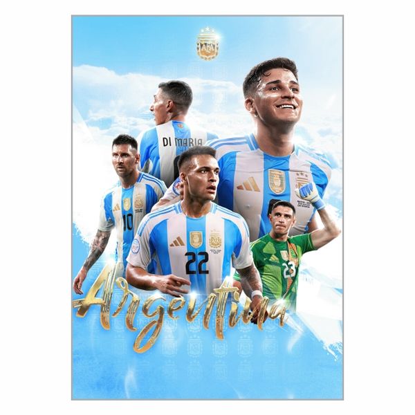 Argentina World Cup Team Poster - A1