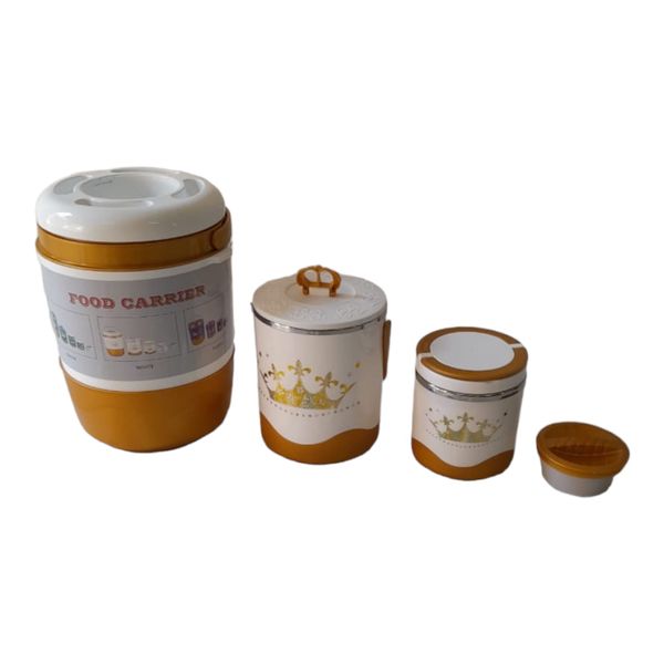 SMTE- Food Carrier- 4 Piece Set- White- THM11