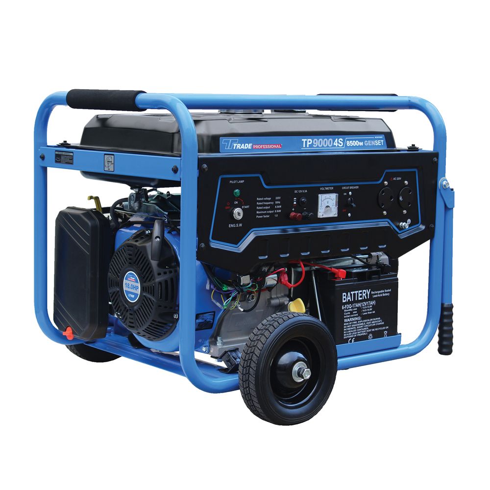 Trade Professional TP 9000 4S-8.5kW 16HP Petrol Generator