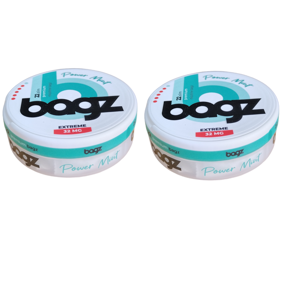 Bagz - Nicotine Pouch Power Mint 32 MG - 2 Pack