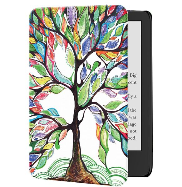 Slim Case Compatible with 6" Kindle2024/2022 Release(11th),PU Leather Cover