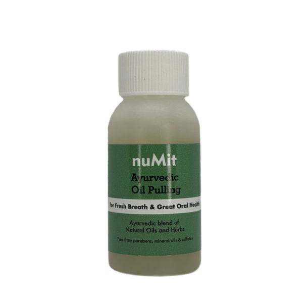 nuMit Ayurvedic Oil Pulling for Healthy Gums &amp; Teeth &amp; Fresh Breath