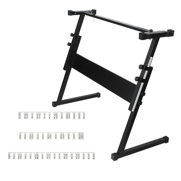 Z - Shaped Heavy - Duty Electronic Keyboard Stand Piano Note Stickers