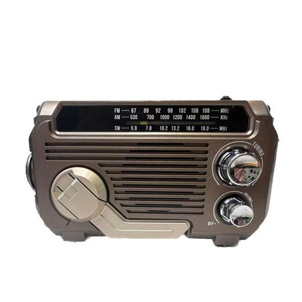 Portable Solar Hand-Crank Radio