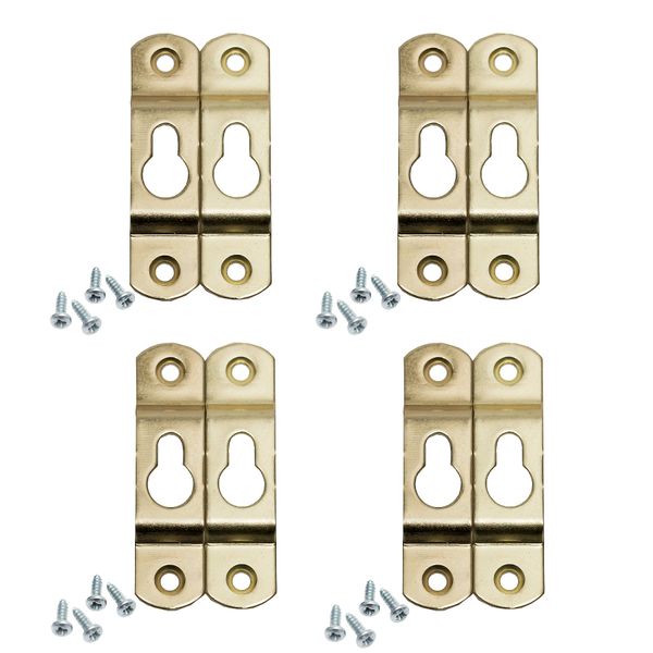 Key Hole Hanger - Framing / Mirror Hooks - Medium - set of 4 - Little Finds