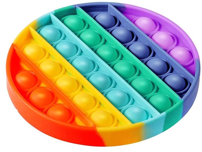 Pop It Fidget Toy - Rainbow Colour