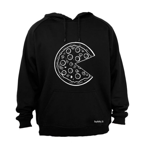 Pizza - Mens - Hoodie - Black