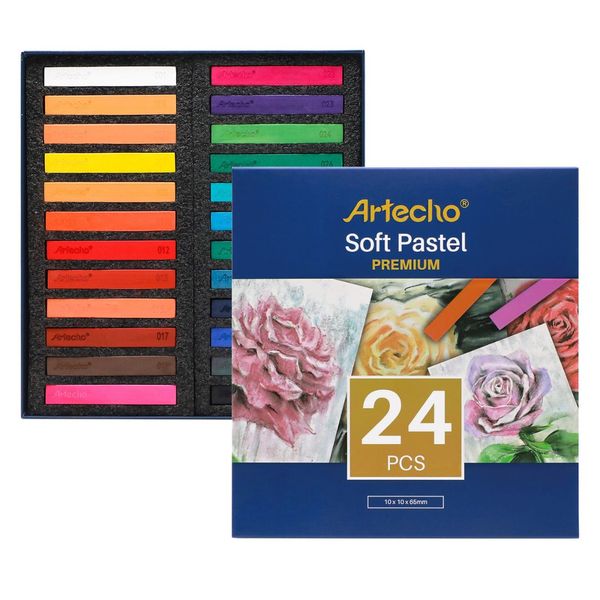 Artecho Soft Pastel 24 colours Professional Range