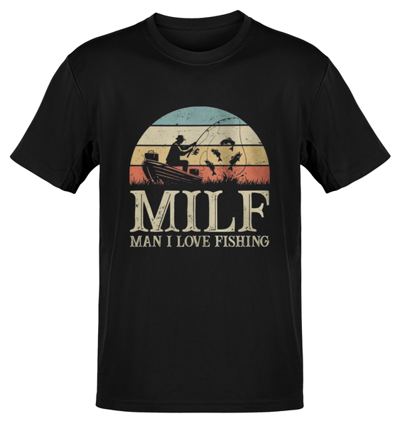 Fancentric MILF: Man I Love Fishing Funny Shirt