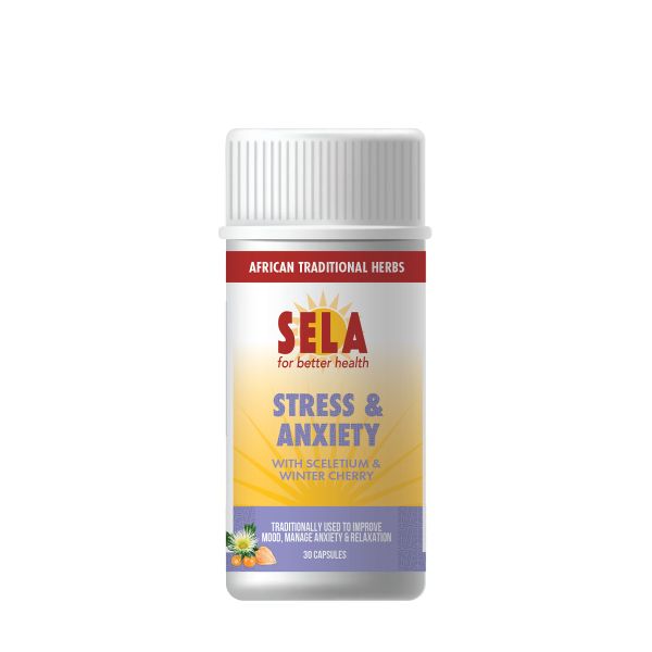 SELA Stress &amp; Anxiety Capsules 30's Natural Herbs