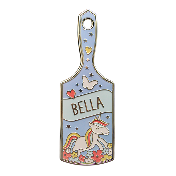 Girl's Personalised Hairbrush - Bella