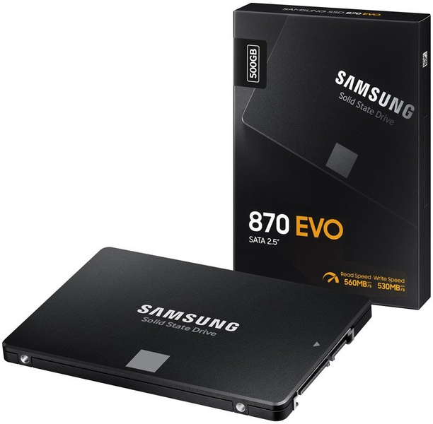 Samsung 870 Evo 500GB SSD 2.5" SATA III SSD