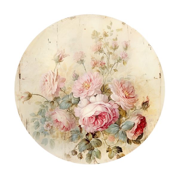 Fleeting-Fragrance-Round-Tablecloth