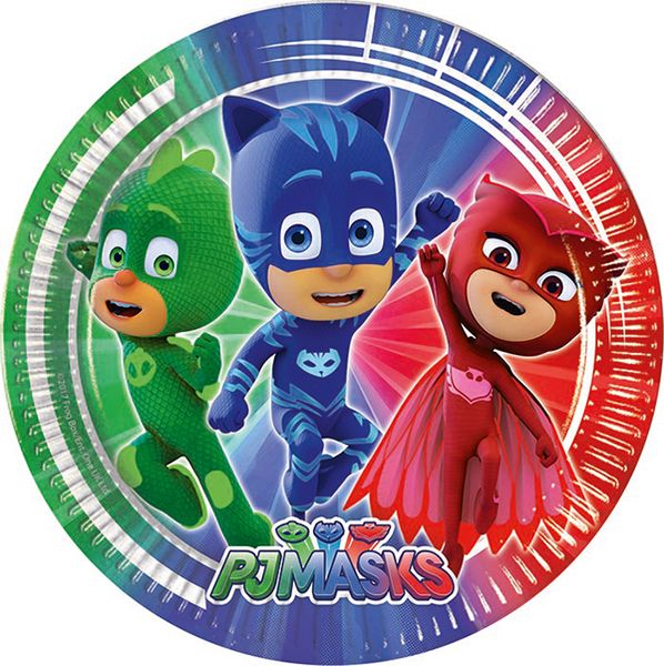 Pj Masks Paper Plates Large 23cm