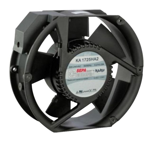 Sepa (KA1725HA2BMT-MG-BOX) AC Axial Fan, 230V