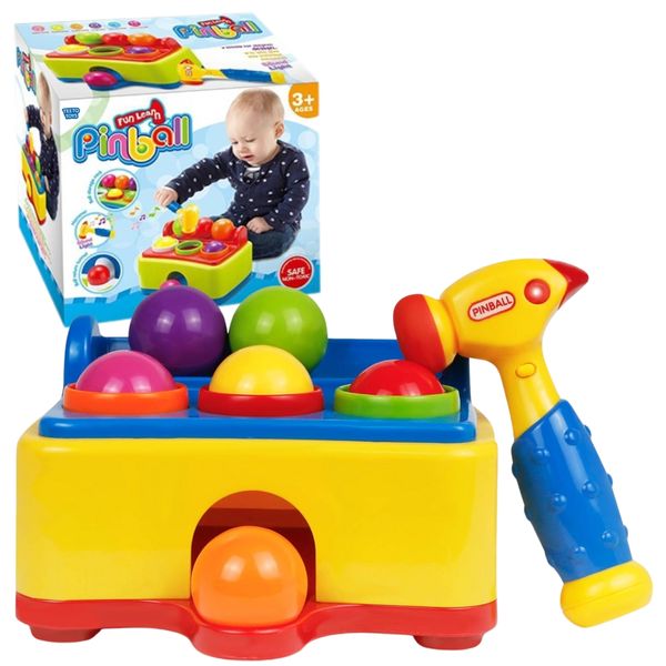 Hammer and Ball Activity Toy - Educational Colour-Matching Toys for Babies
