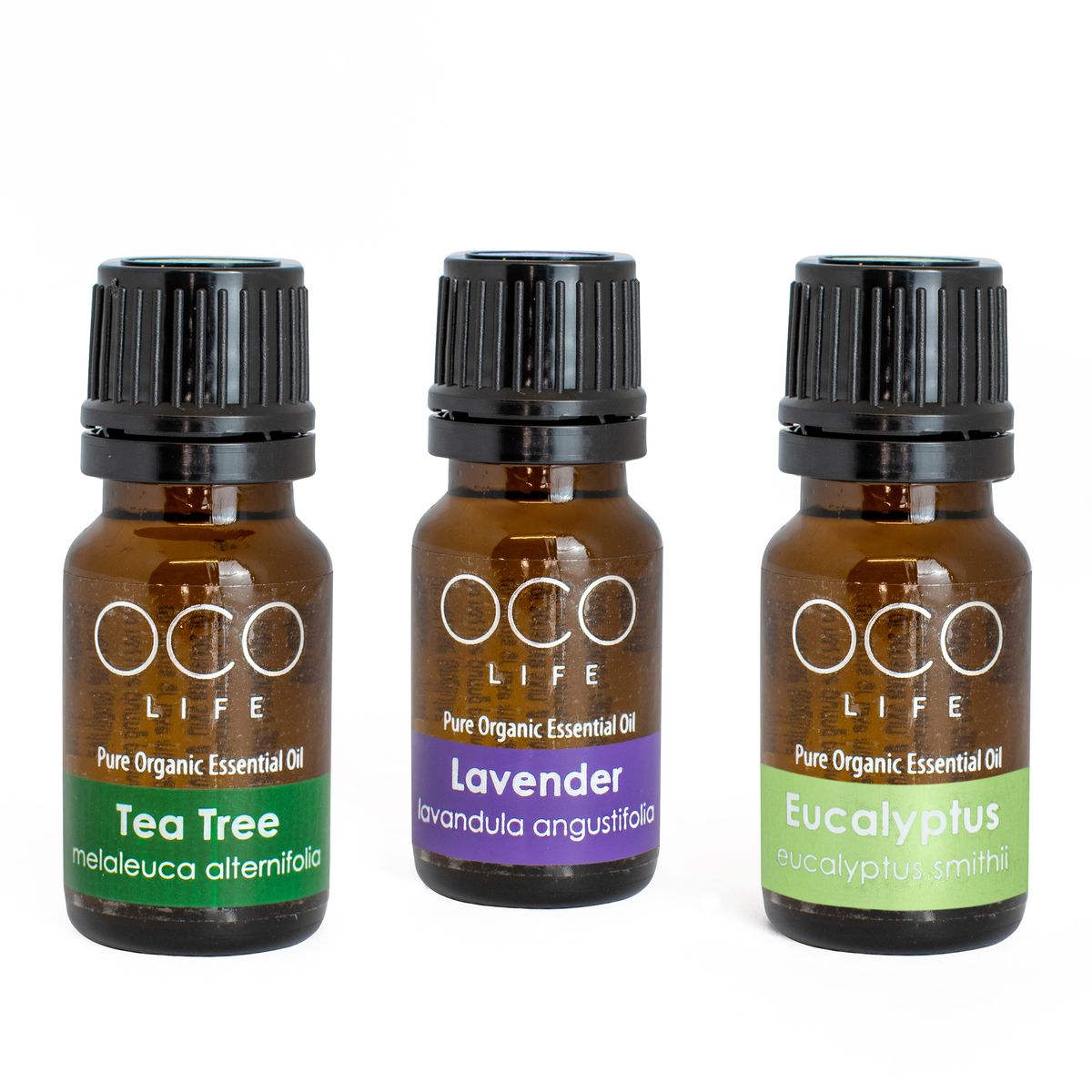 Oco Life Vital Home Essentials Kit Of 3 X 10ml S 100 Pure Essential