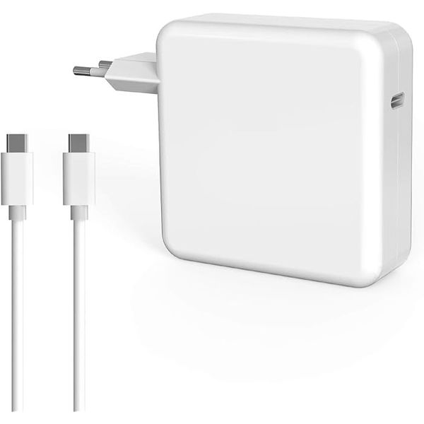 87W USB-C Laptop Charger - Compatible with MacBook, Samsung, Dell, HP