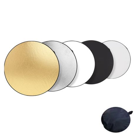 5-in-1 Folding photography fill light board - 110cm reflector Image