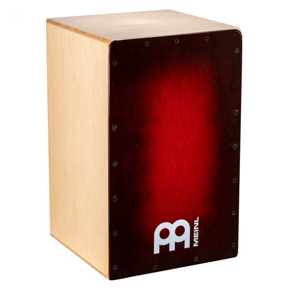 MEINL Percussion Snarecraft Cajon Red Burst Baltic Birch