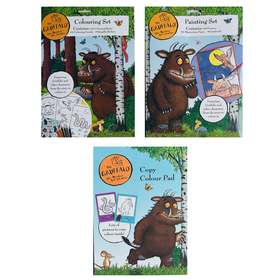 The Gruffalo Colouring, Painting & Copy Colour Activity Book Set - Size ...