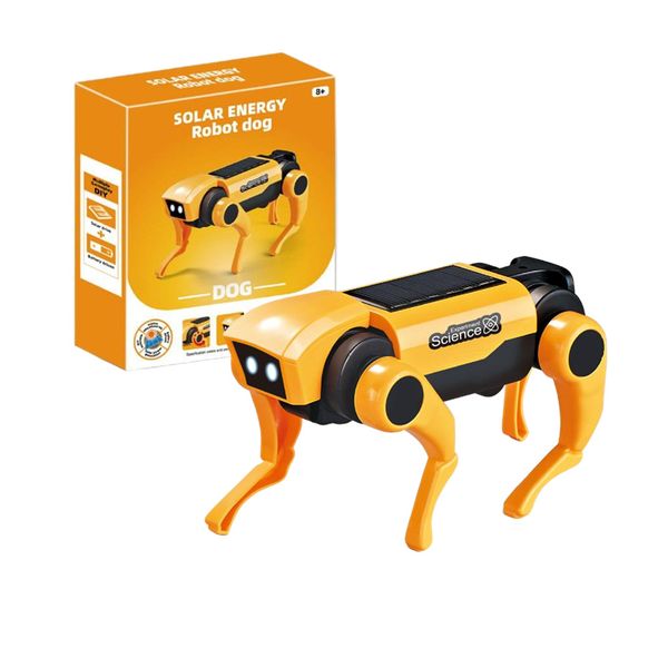 Solar Powered DIY Robot Dog - STEM Educational Assembly Toy