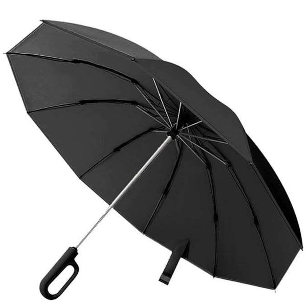 Mini Strong Folding Umbrella Rain &amp; Sun Holder Auto Open &amp; Close 105cm Wide