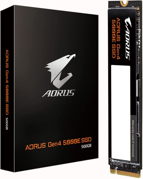 Gigabyte AORUS Gen4 5000E SSD 500GB PCIe 4.0 NVMe M.2