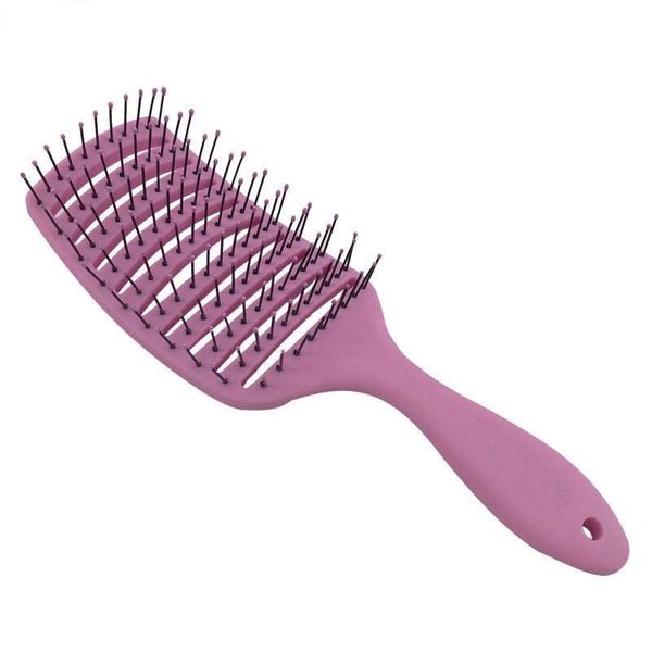 Twisty Detangling Curved Vent Brush - Pink