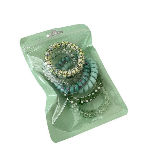 Candy Colour Telephone Line Hair Ring