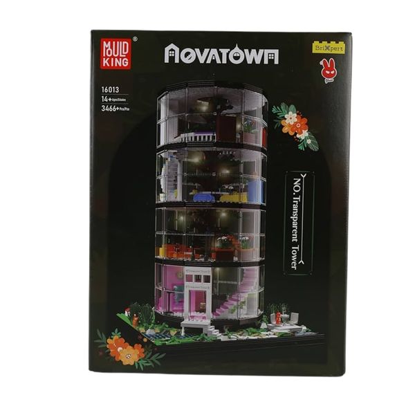MOULD KING -16013 Transparent Tower with 3466 Pieces