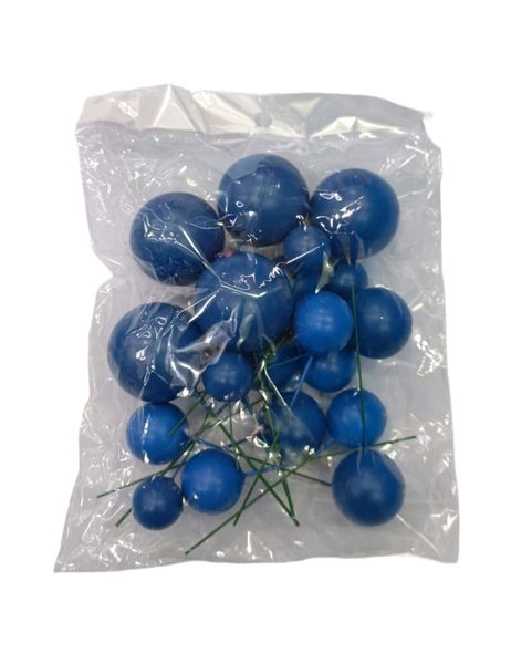 Cake Decorating Styrofoam Balls - Blue