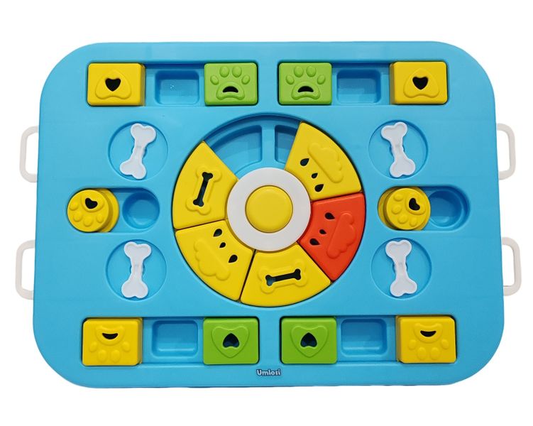 Pets Puzzle Slow Feeder &amp; IQ Trainer For Cats &amp; Dogs - Umlozi