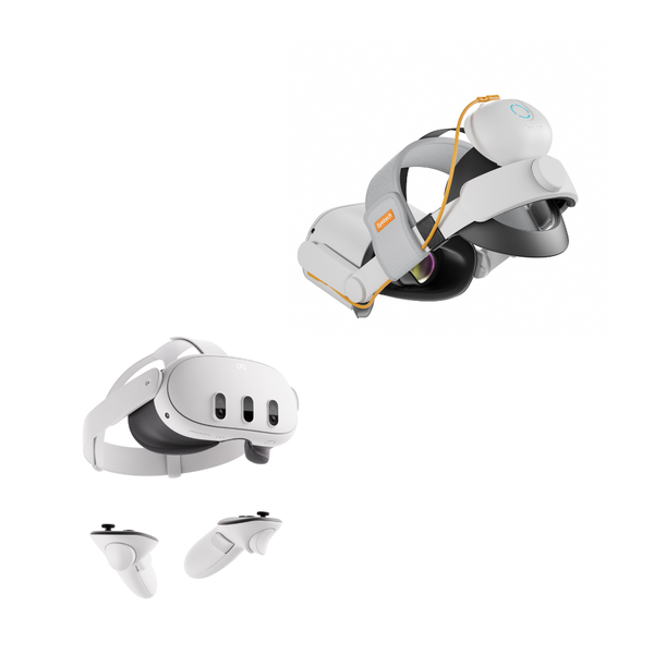 Oculus Quest 3 VR Headset + Head Strap with Battery Pack (Parallel Import)