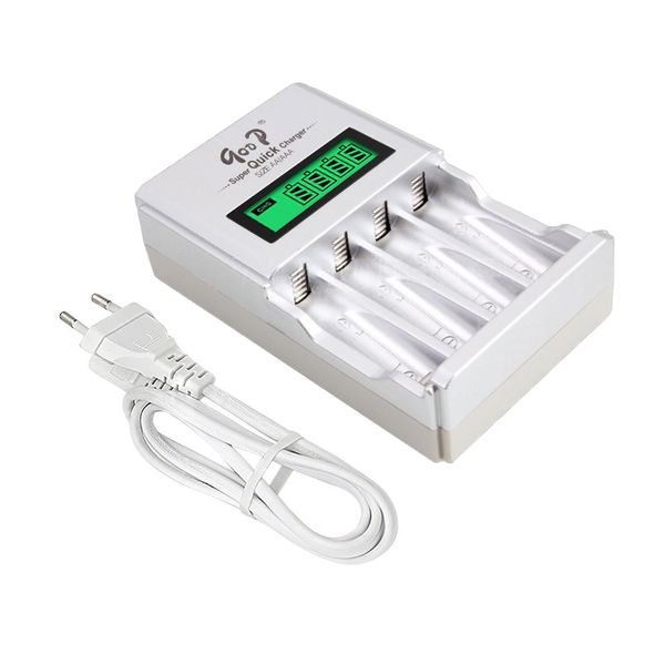 GOOP 1.2V DC 1800mAh AA/AAA Super Quick Charger with LCD GD903