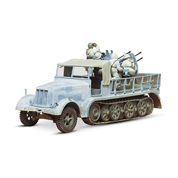 Tamiya 1/35 German Sd.Kfz 7/1 Half-Track Transporter Plastic Model Kit