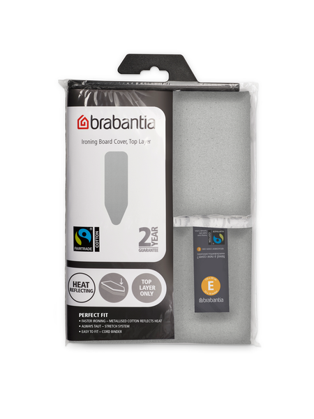 Brabantia - Metalised Ironing Board Cover E 135x49cm - Top Layer